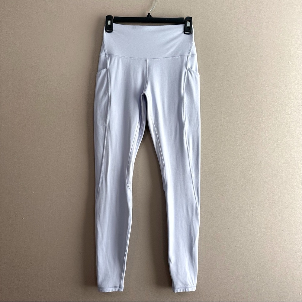 Lululemon Align High Rise Pockets Leggings Womens 6 Pastel Blue Purple Yoga